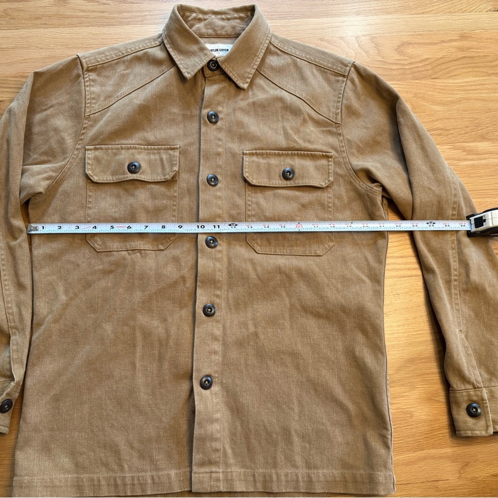 Taylor Stitch Shop Shirt medium 40 duck boss tobacco